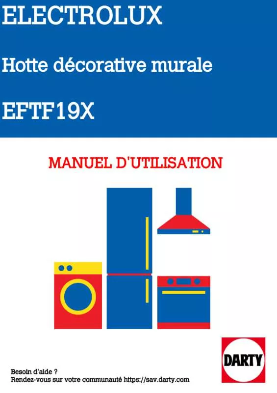 Mode d'emploi ELECTROLUX EFTF19X