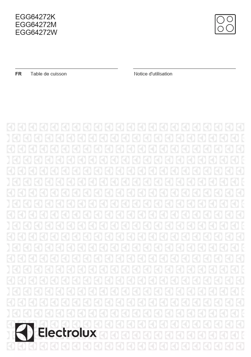 Mode d'emploi ELECTROLUX EGG64272K