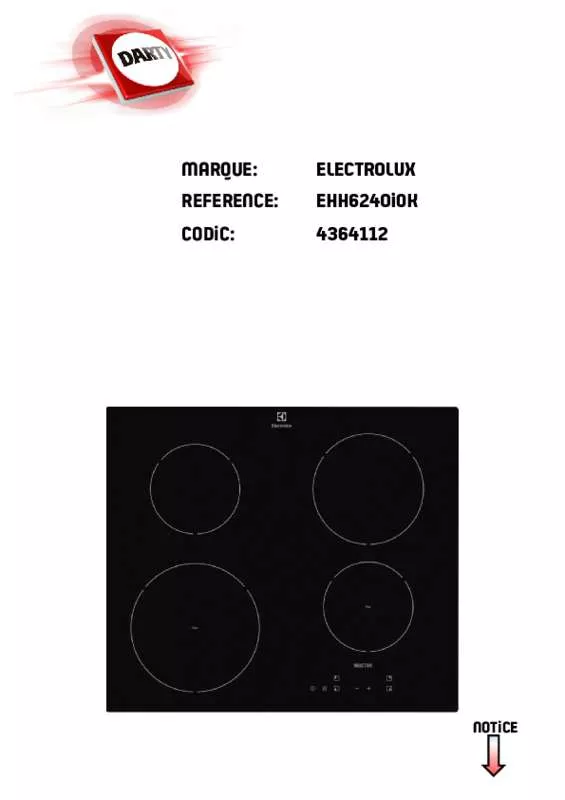 Mode d'emploi ELECTROLUX EHH624OIOK