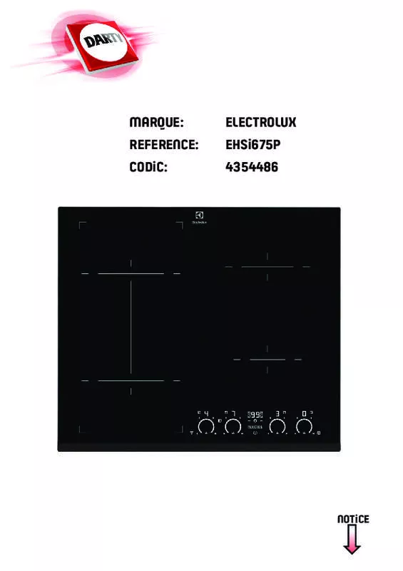 Mode d'emploi ELECTROLUX EHSI675P