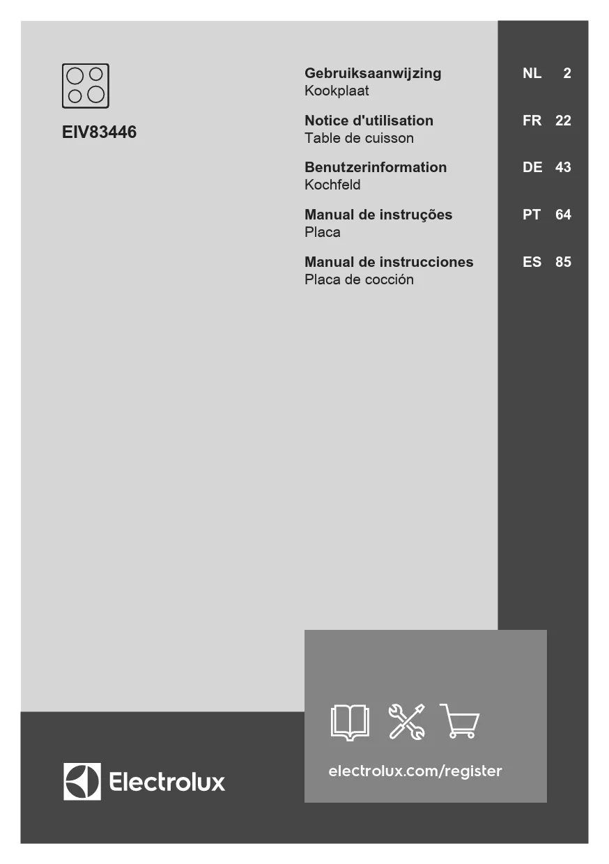 Mode d'emploi ELECTROLUX EIV83446