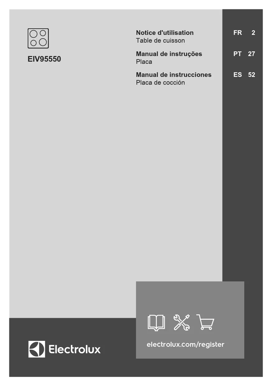 Mode d'emploi ELECTROLUX EIV95550