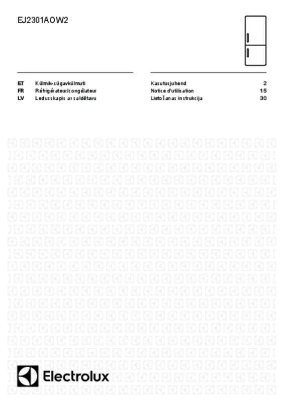 Mode d'emploi ELECTROLUX EJ2301AOW2