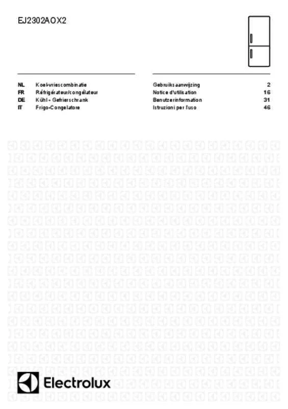 Mode d'emploi ELECTROLUX EJ2302AOX2