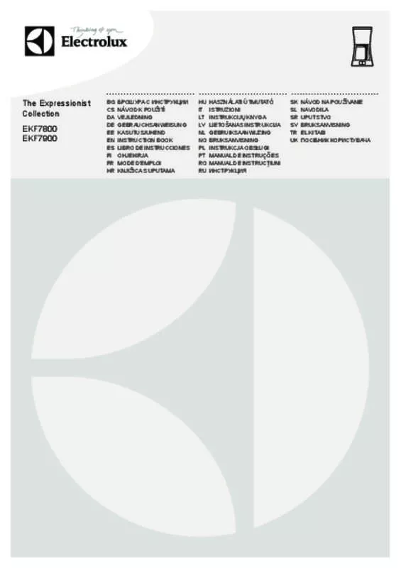 Mode d'emploi ELECTROLUX EKF7900