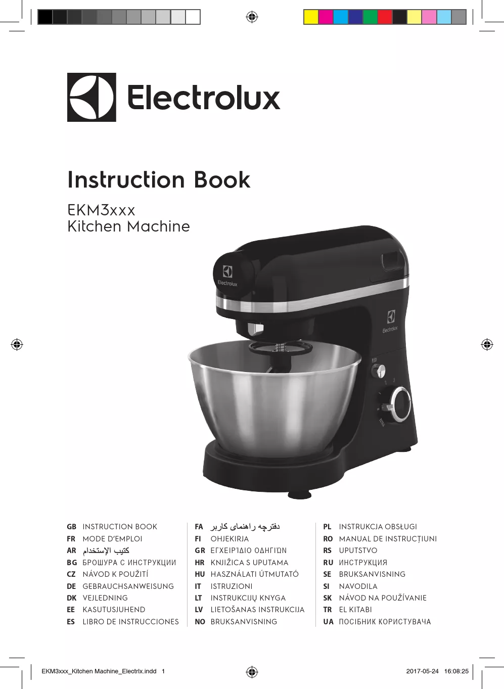 Mode d'emploi ELECTROLUX EKM3710