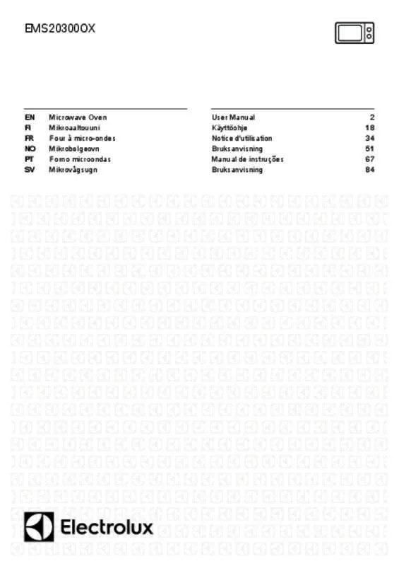 Mode d'emploi ELECTROLUX EMS20300OX