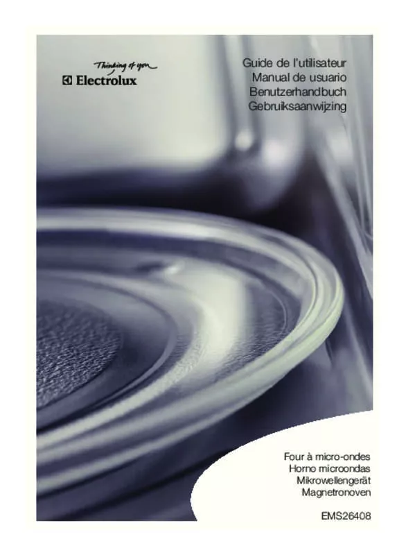 Mode d'emploi ELECTROLUX EMS26408U