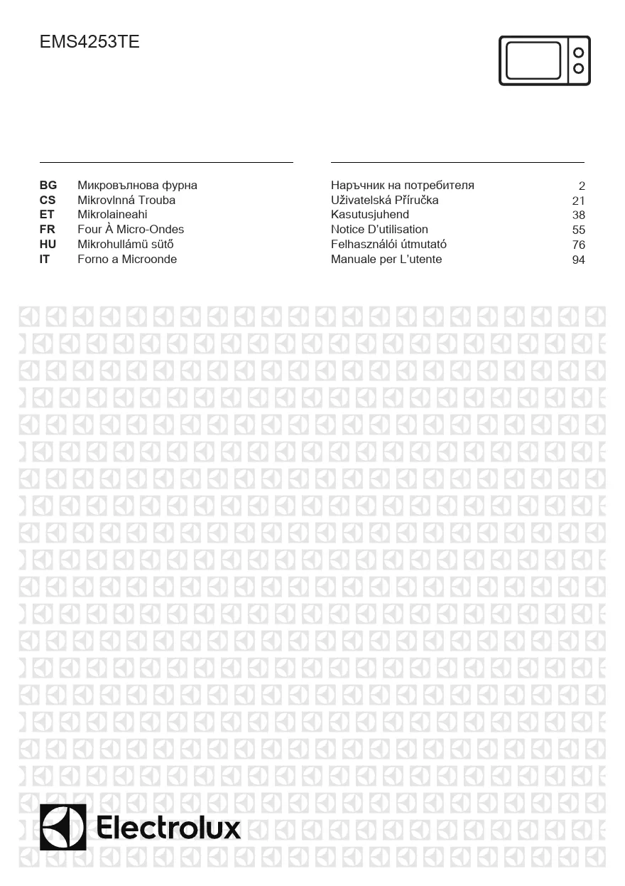 Mode d'emploi ELECTROLUX EMS4253TEX