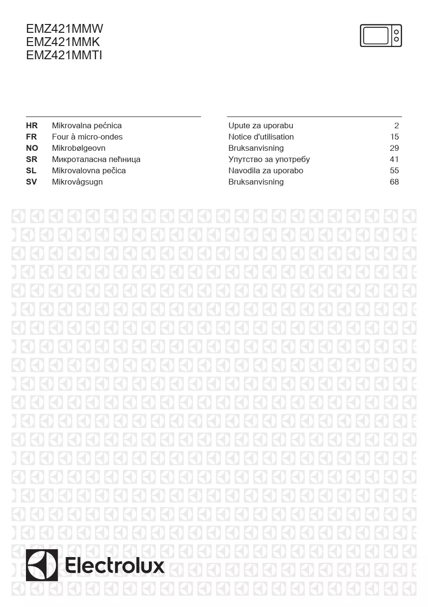 Mode d'emploi ELECTROLUX EMZ421MMK