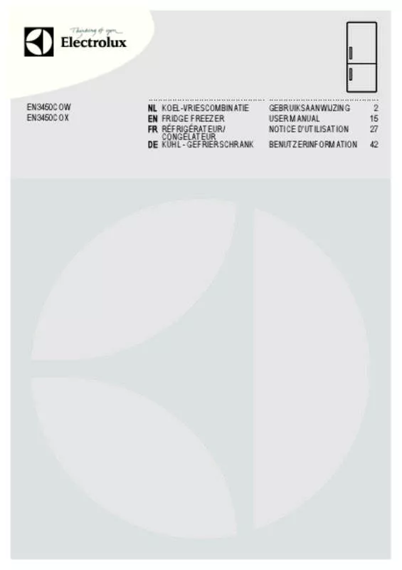 Mode d'emploi ELECTROLUX EN3450CO