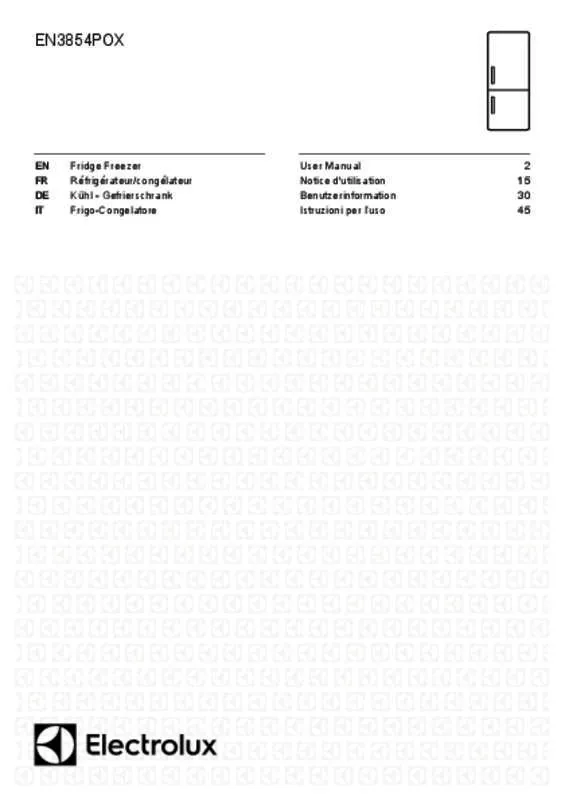 Mode d'emploi ELECTROLUX EN3854NOX