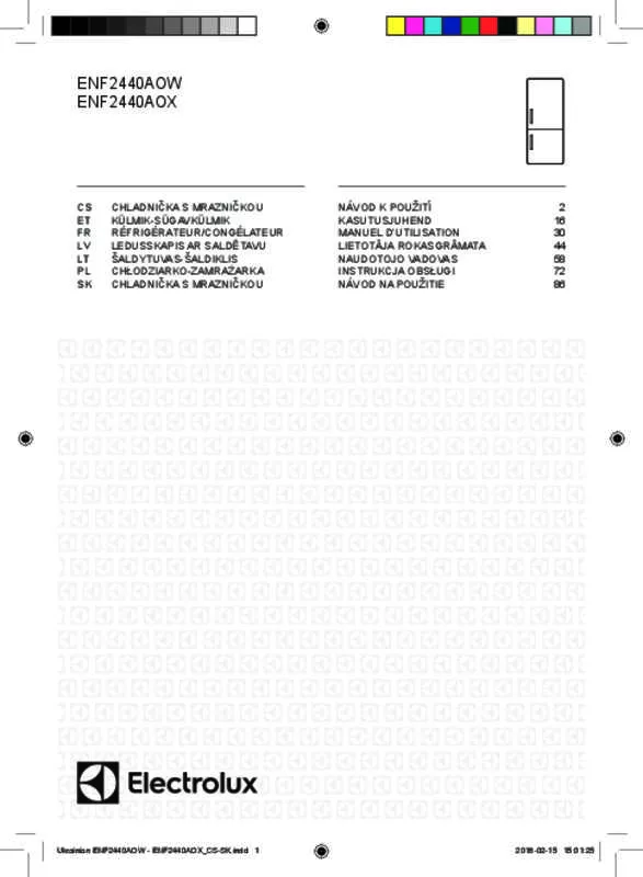 Mode d'emploi ELECTROLUX ENF2440AO