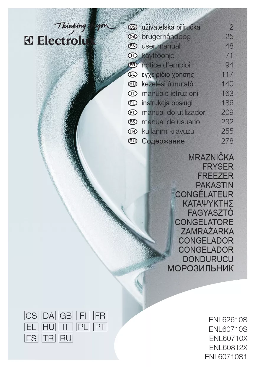 Mode d'emploi ELECTROLUX ENL60710S