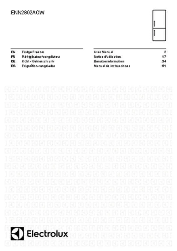 Mode d'emploi ELECTROLUX ENN2802AOW