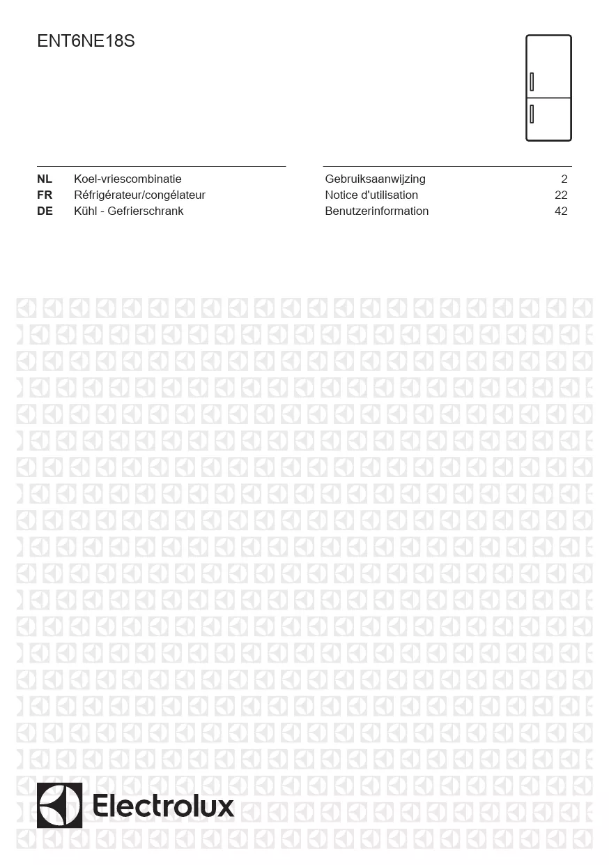 Mode d'emploi ELECTROLUX ENT6NE18S