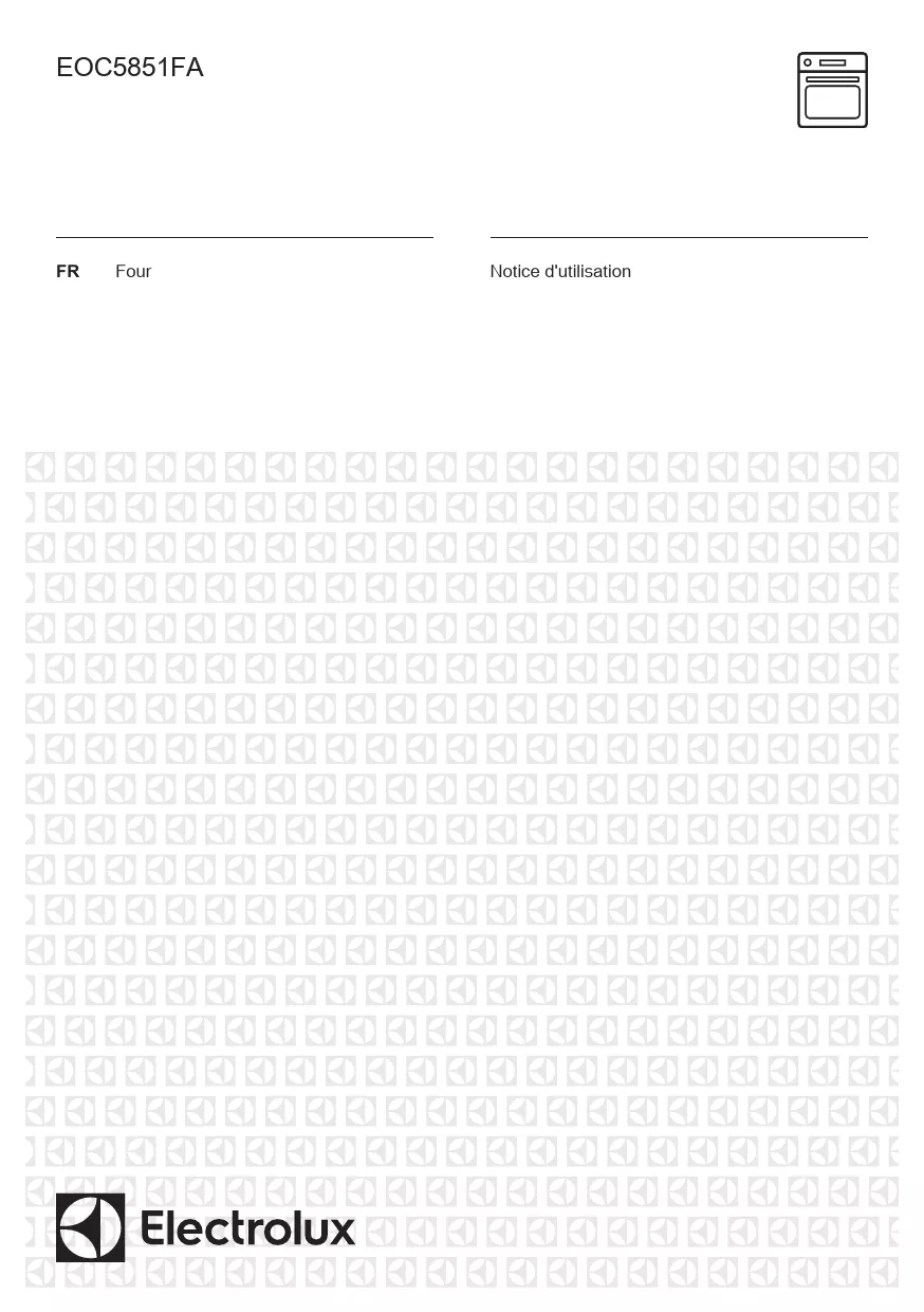 Mode d'emploi ELECTROLUX EOC5851FAX