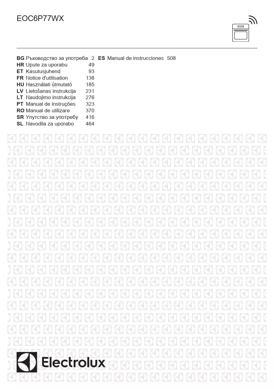 Mode d'emploi ELECTROLUX EOC6P77WX