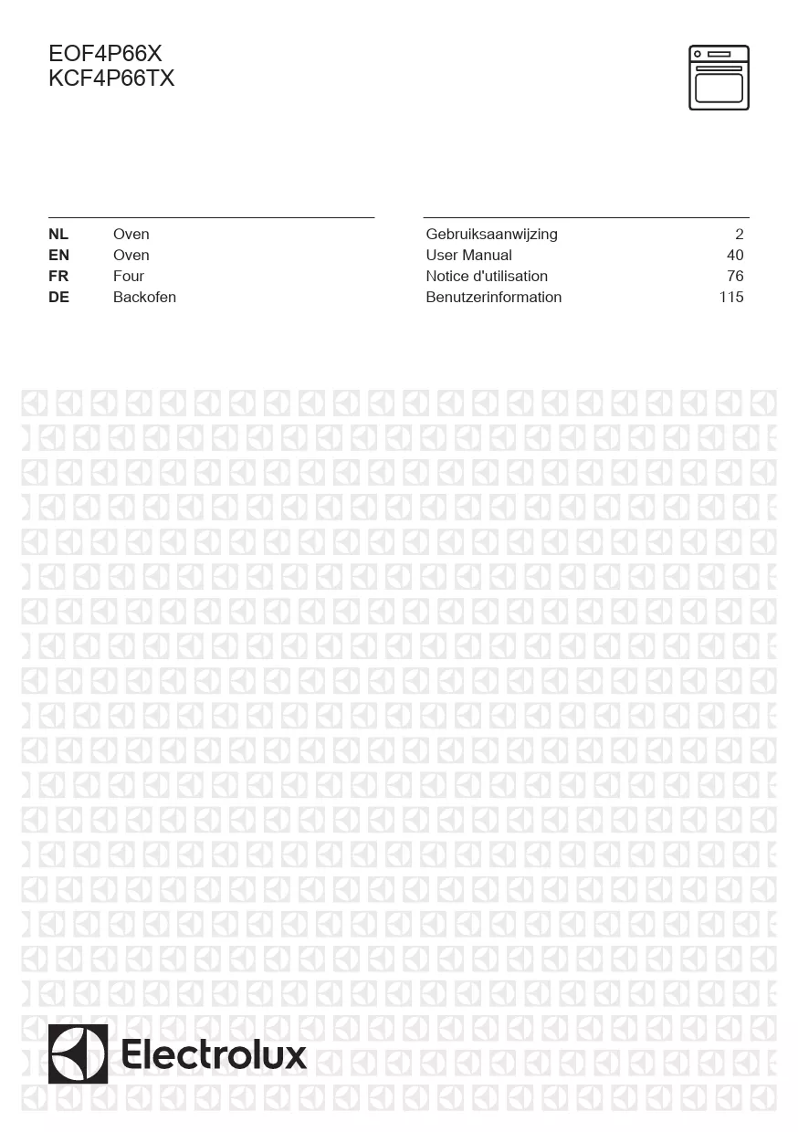 Mode d'emploi ELECTROLUX EOF4P66X