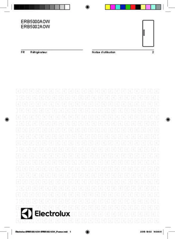 Mode d'emploi ELECTROLUX ERB5002AOW