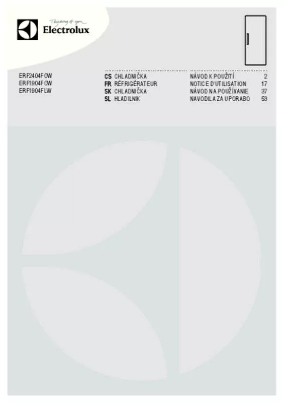 Mode d'emploi ELECTROLUX ERF2404FOW