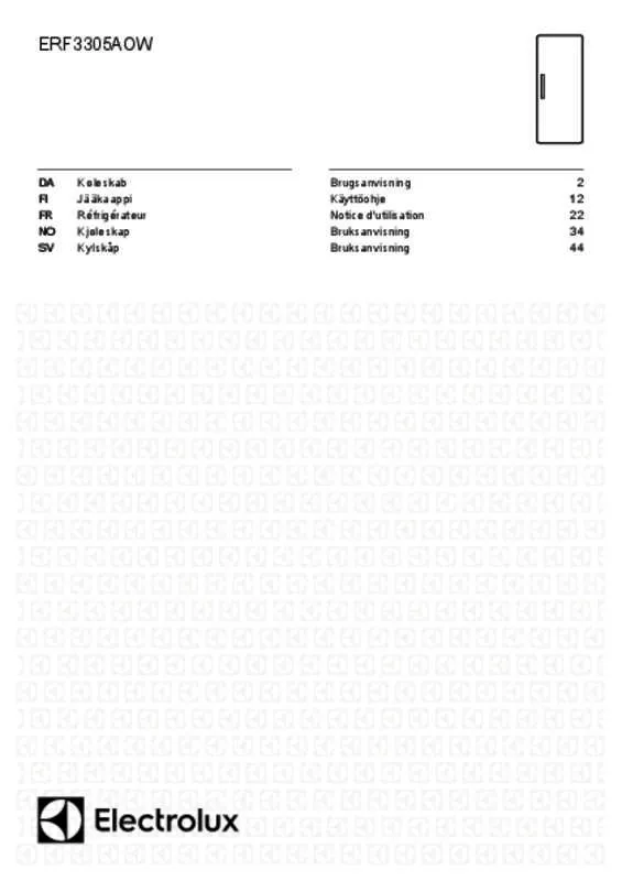Mode d'emploi ELECTROLUX ERF3305AOW
