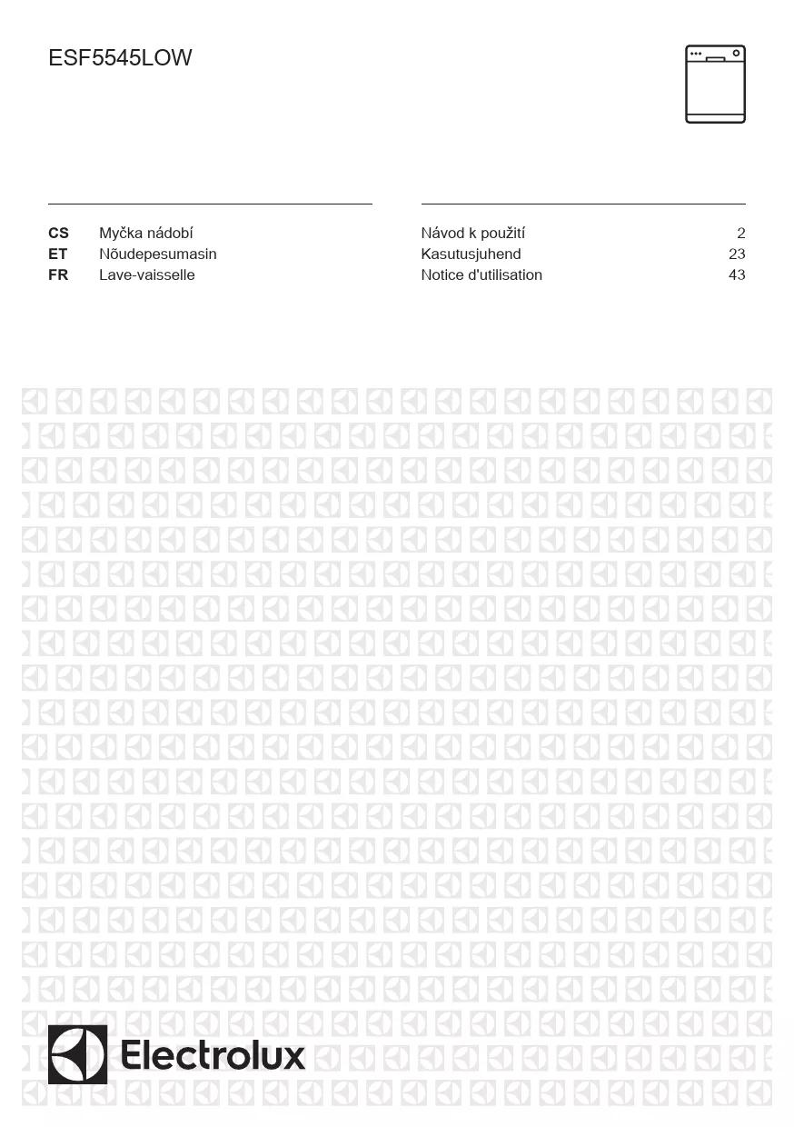 Mode d'emploi ELECTROLUX ESF5545LOW