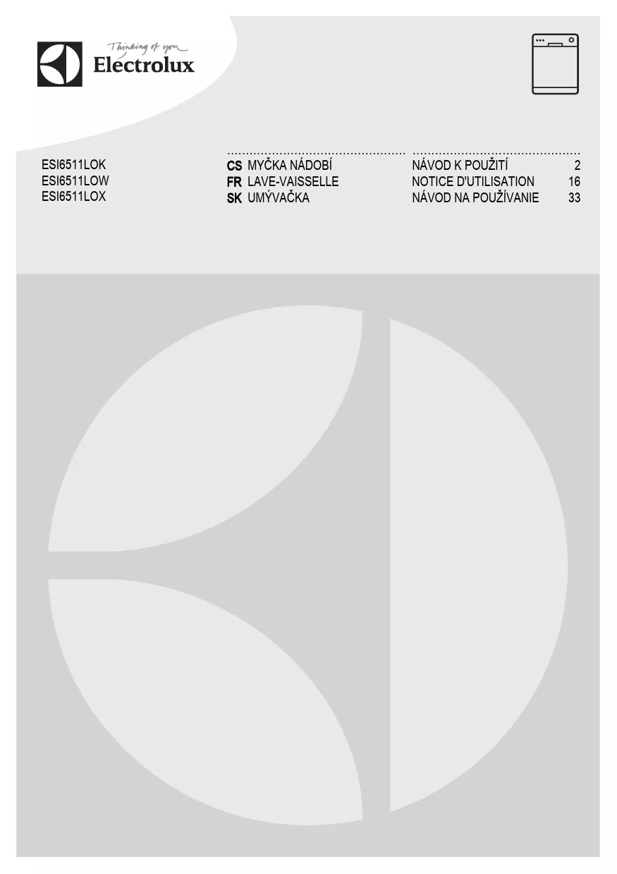 Mode d'emploi ELECTROLUX ESI6511LOX