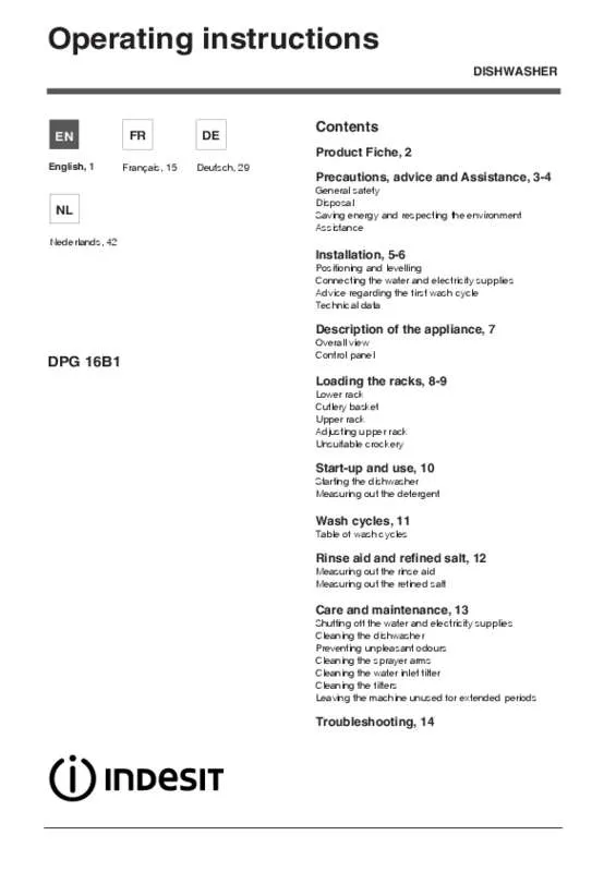 Mode d'emploi ELECTROLUX ESI65270LOW