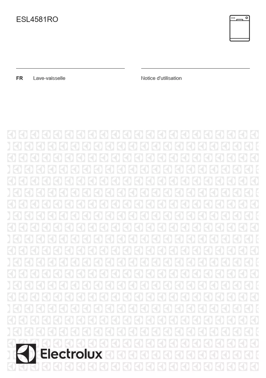 Mode d'emploi ELECTROLUX ESL4581RO