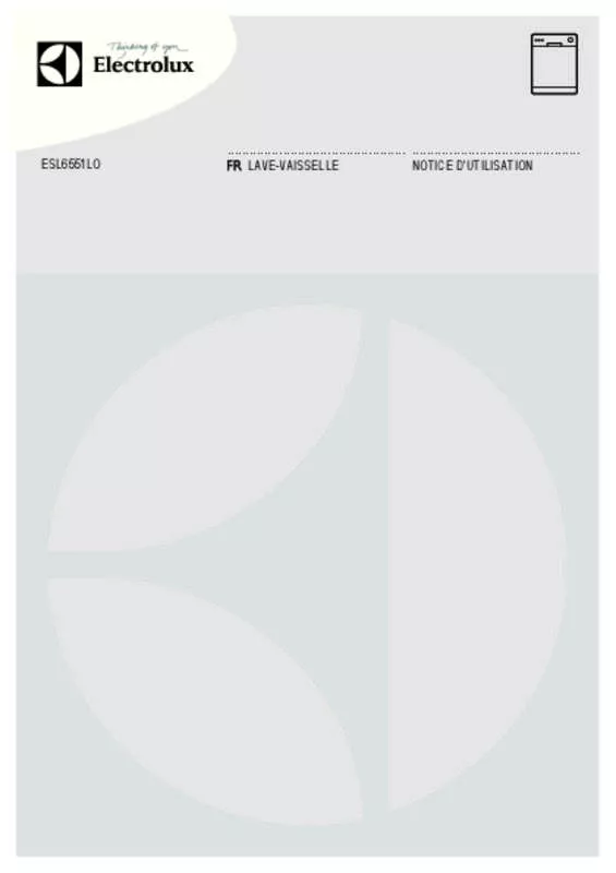 Mode d'emploi ELECTROLUX ESL6551LO