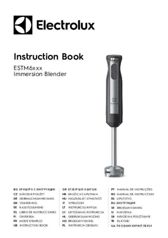 Mode d'emploi ELECTROLUX ESTM6000