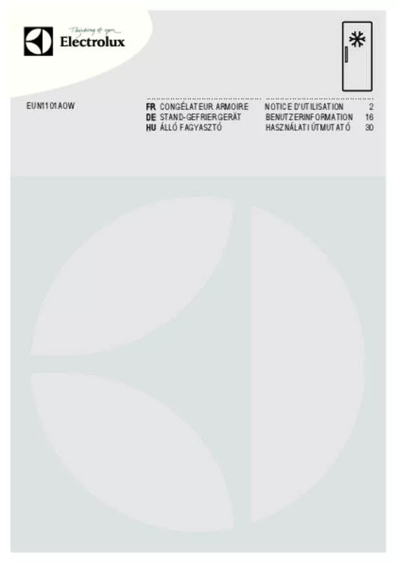 Mode d'emploi ELECTROLUX EUN 1101 AOW