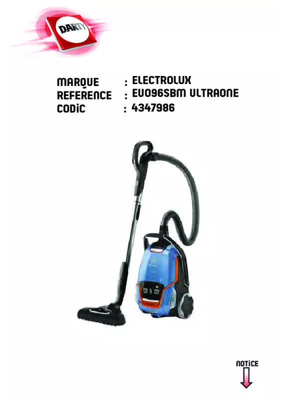 Mode d'emploi ELECTROLUX EUO96SBM ULTRAONE