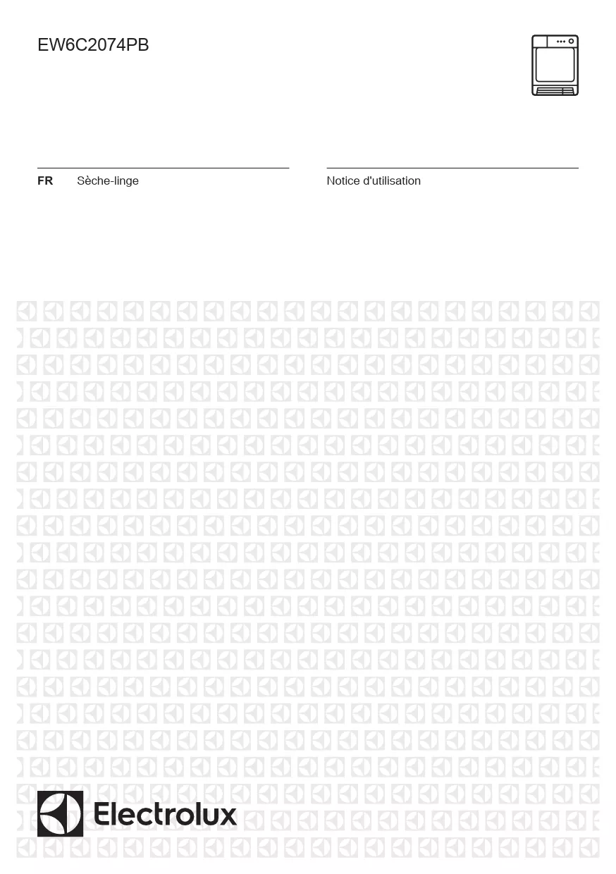 Mode d'emploi ELECTROLUX EW6C2074PB