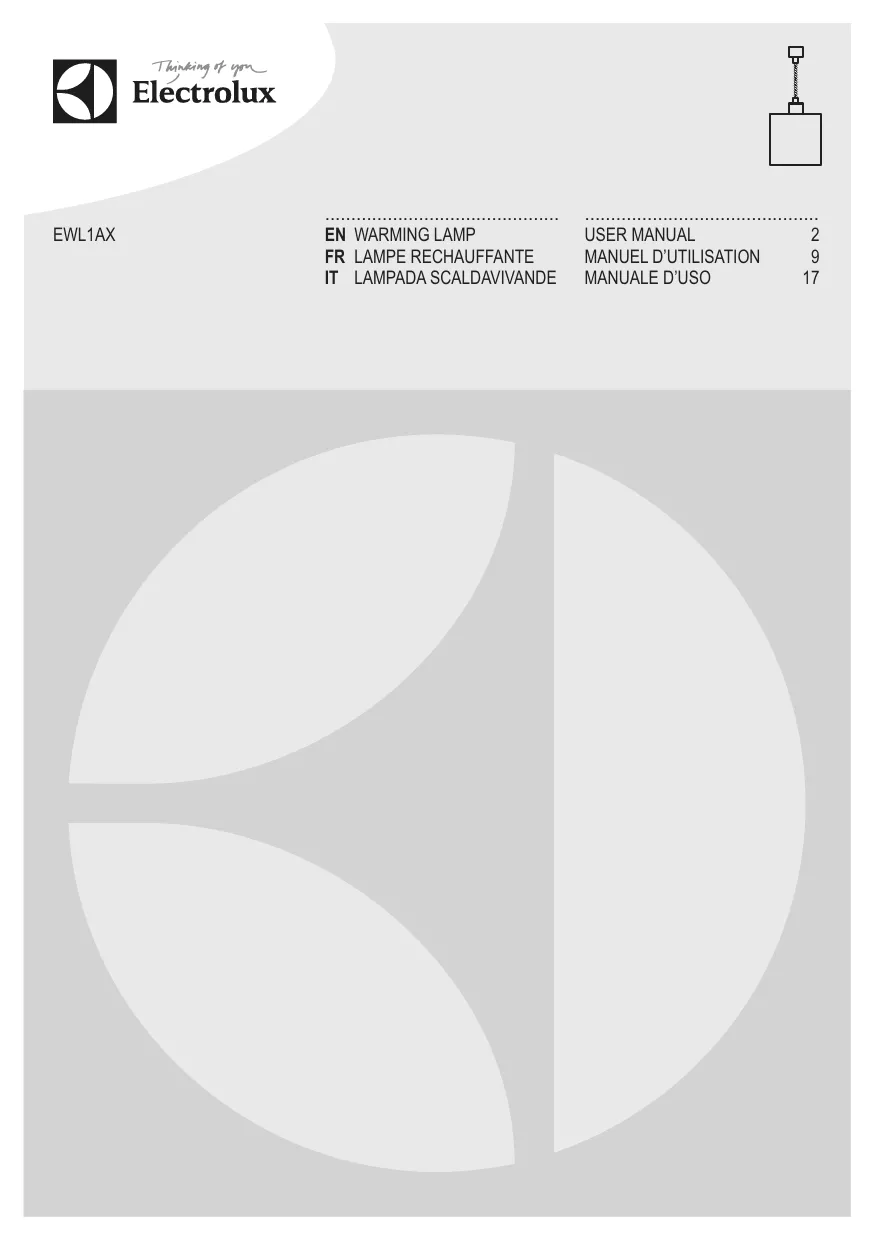 Mode d'emploi ELECTROLUX EWL1AX