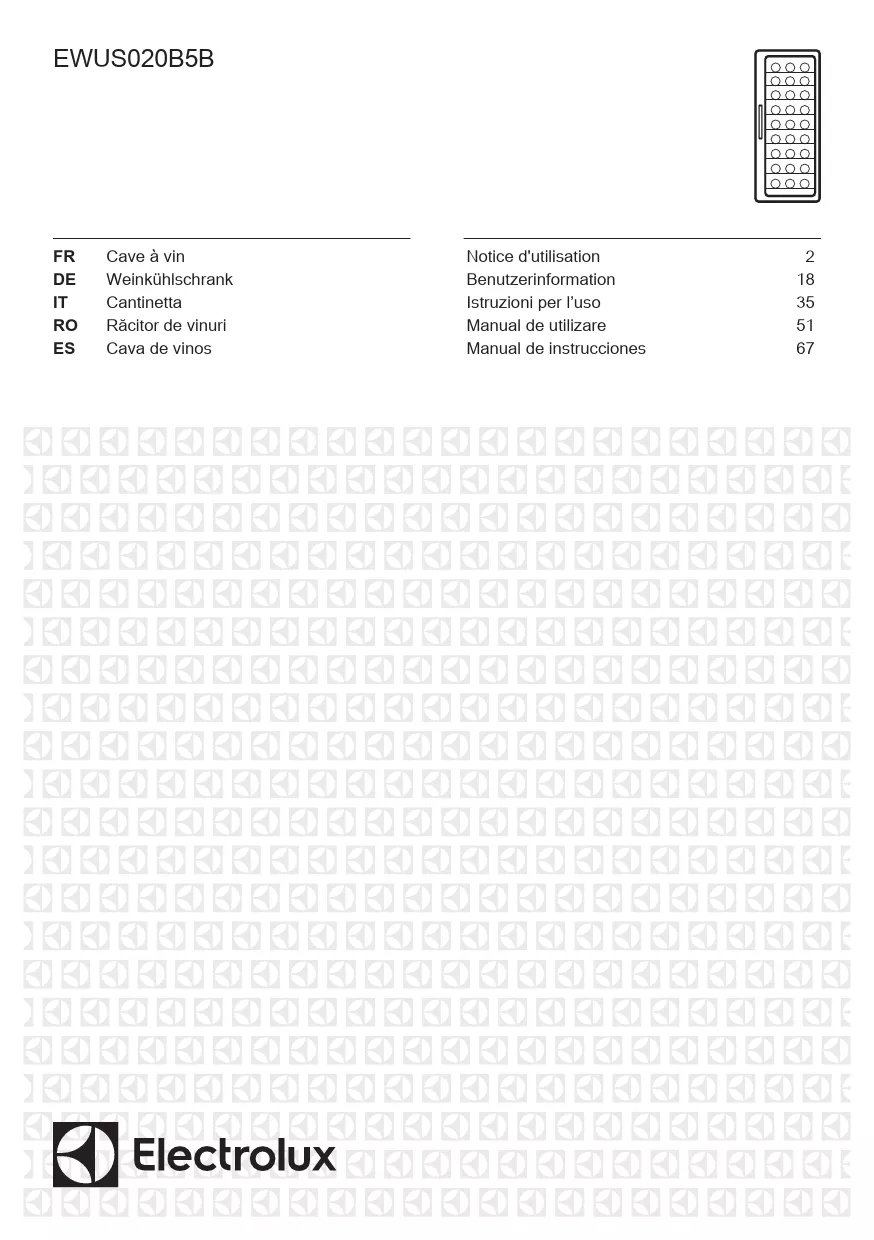 Mode d'emploi ELECTROLUX EWUS020B5B