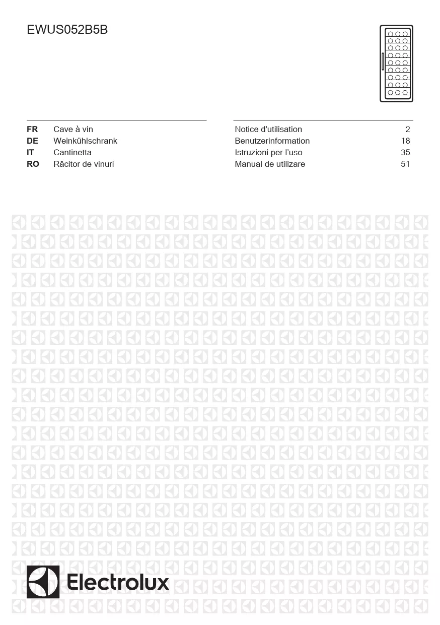 Mode d'emploi ELECTROLUX EWUS052B5B