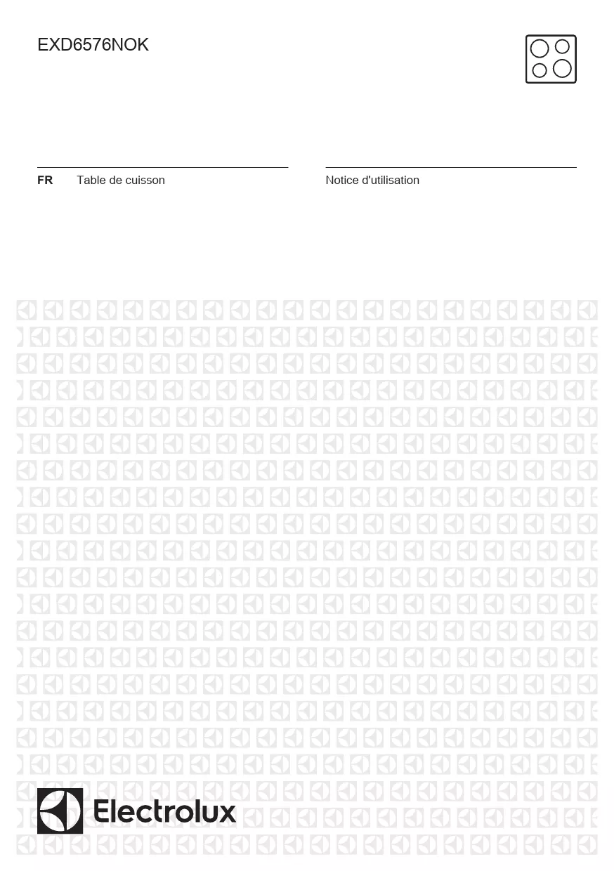 Mode d'emploi ELECTROLUX EXD6576NOK