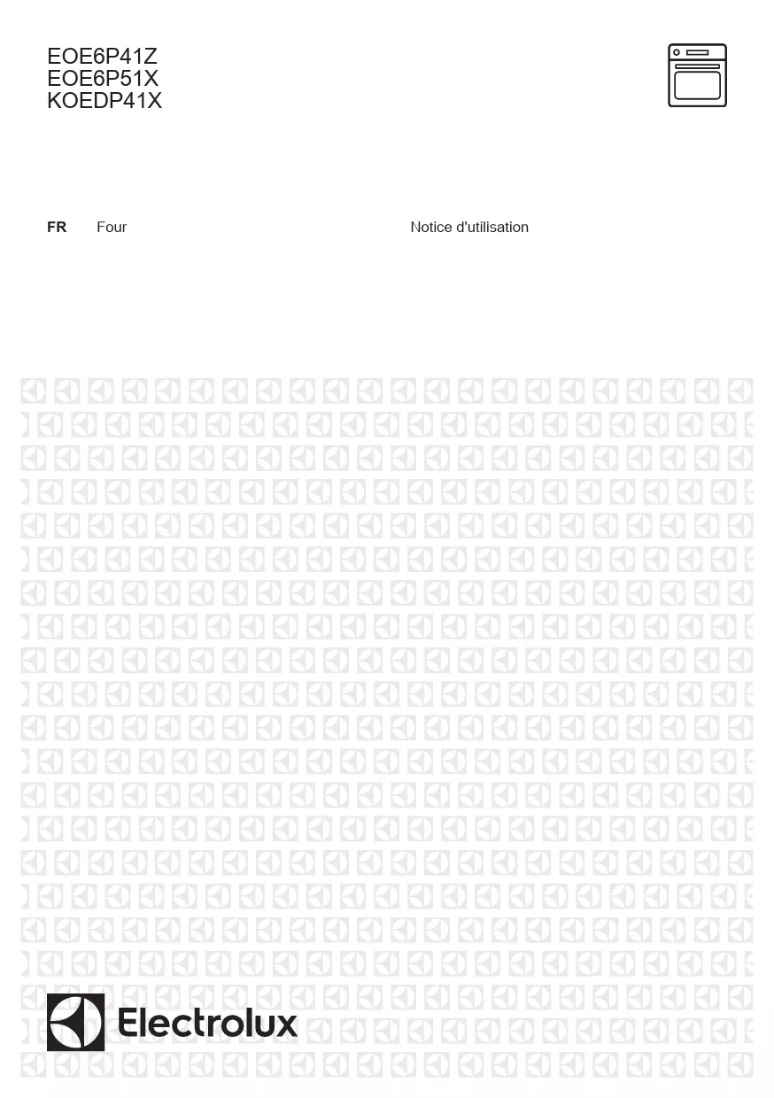 Mode d'emploi ELECTROLUX INTUIT EOE6P41Z