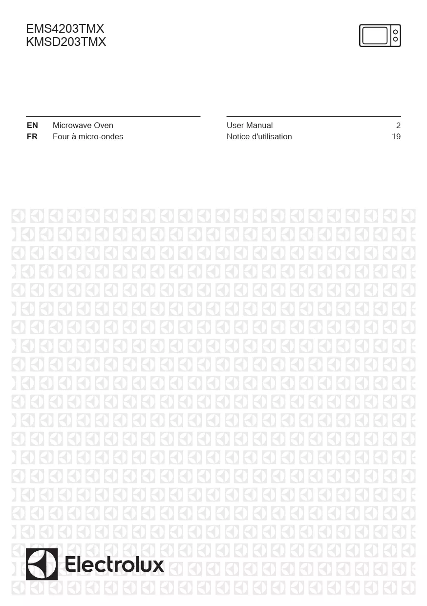 Mode d'emploi ELECTROLUX KMSD203TMX