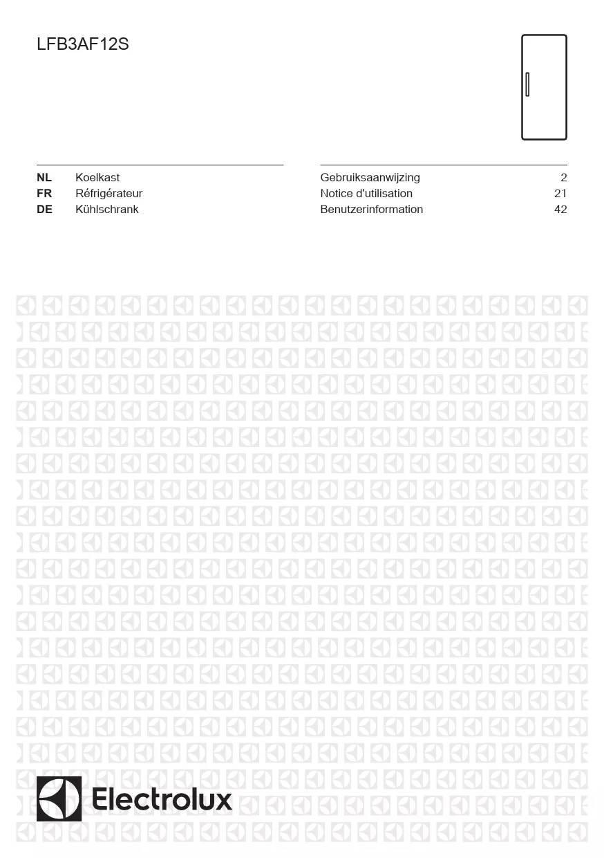 Mode d'emploi ELECTROLUX LFB3AF12S