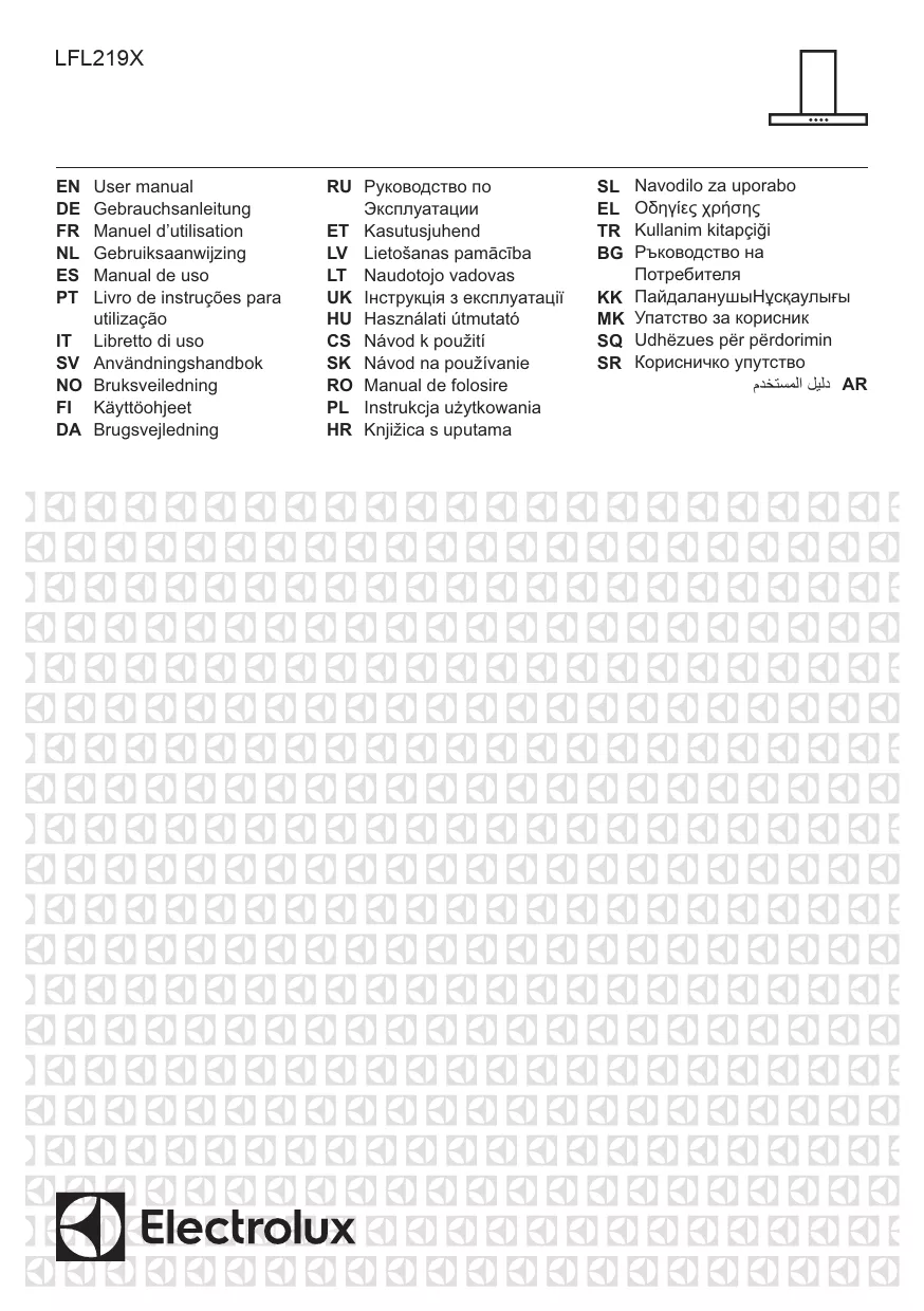 Mode d'emploi ELECTROLUX LFL219X