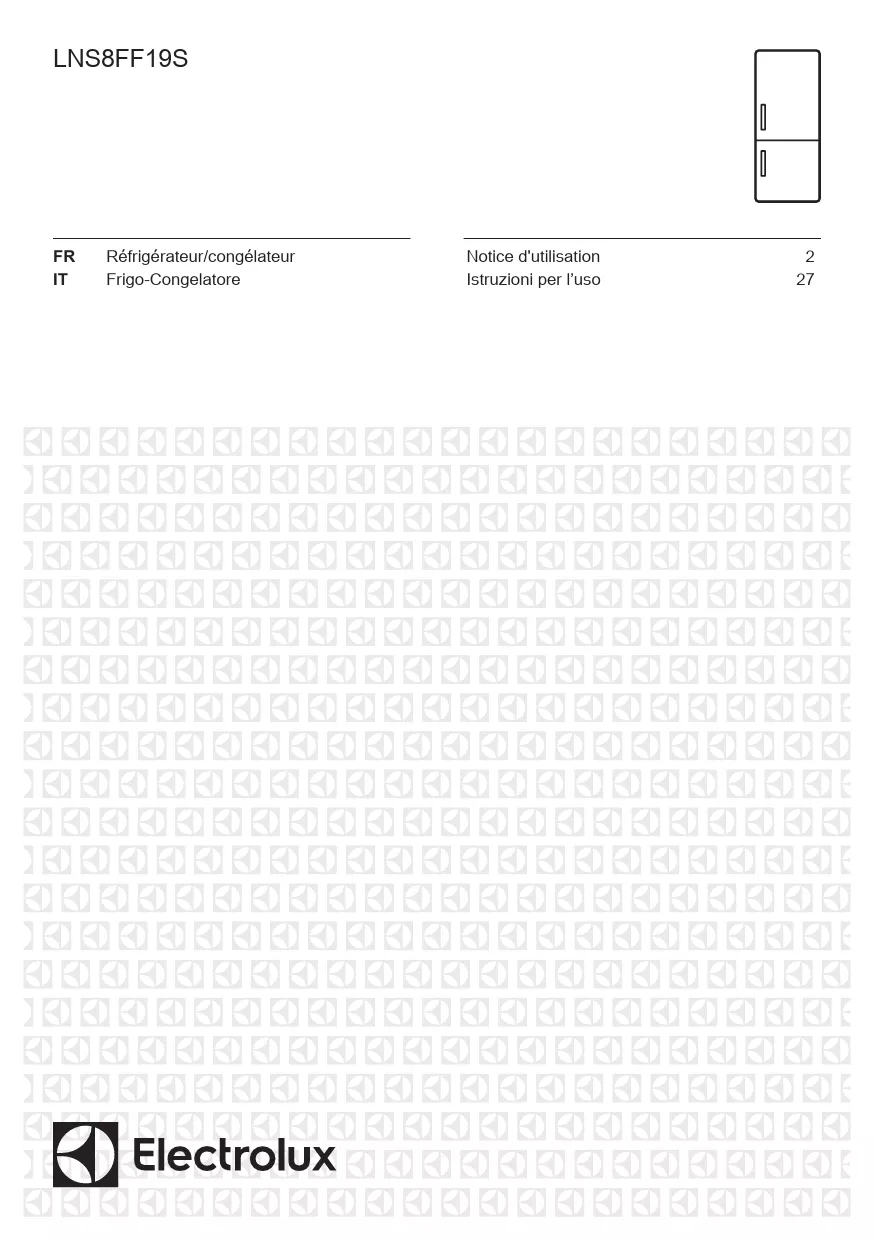 Mode d'emploi ELECTROLUX LNS8FF19S