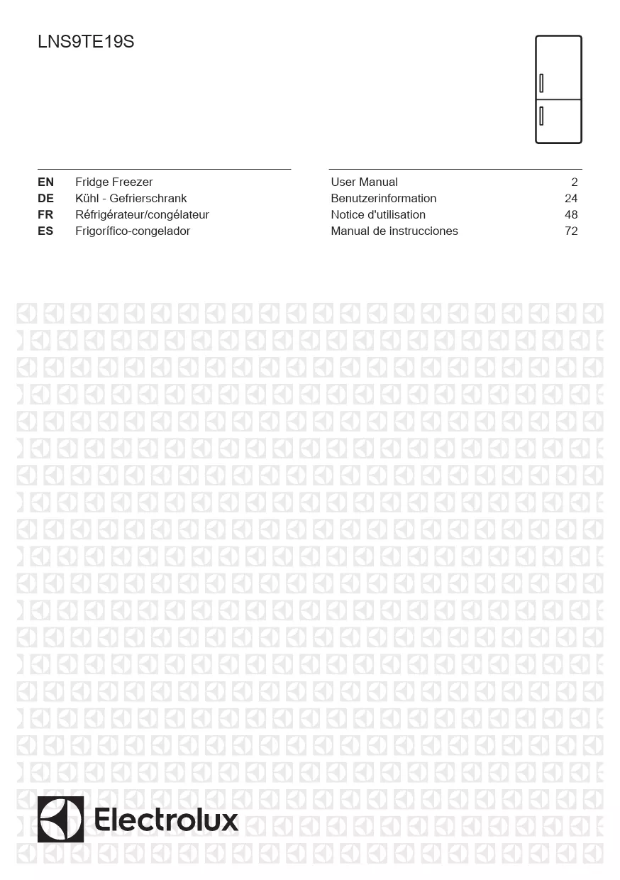 Mode d'emploi ELECTROLUX LNS9TE19S