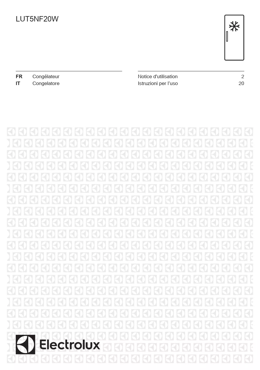 Mode d'emploi ELECTROLUX LUT5NF20W