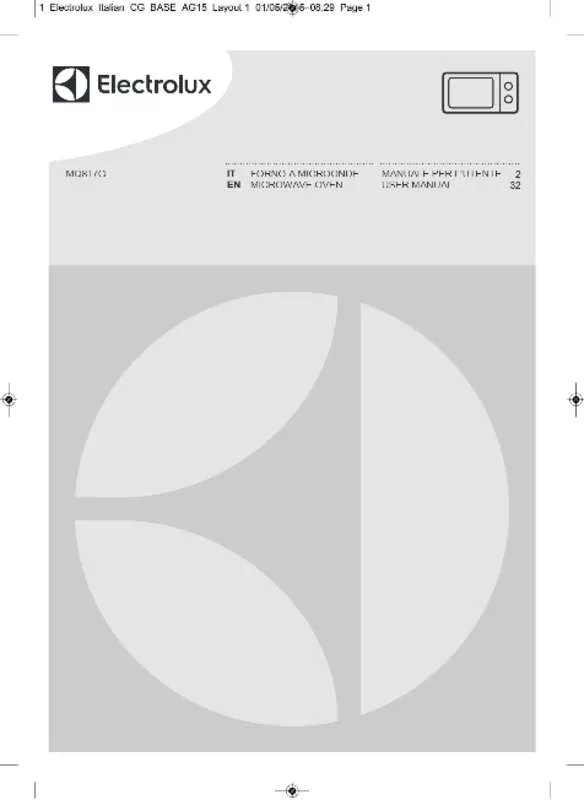 Mode d'emploi ELECTROLUX MQ817GXE