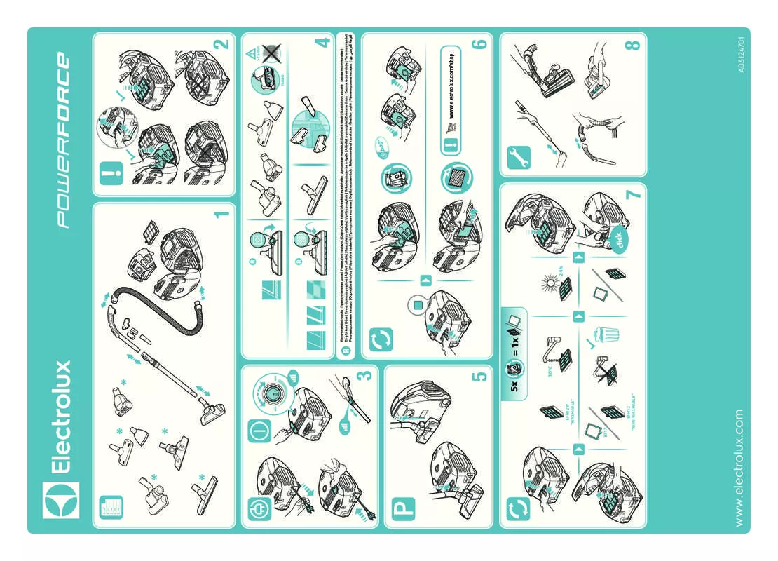 Mode d'emploi ELECTROLUX POWER FORCE ZPFALLFLR
