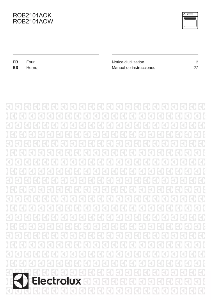 Mode d'emploi ELECTROLUX ROB2101AOW