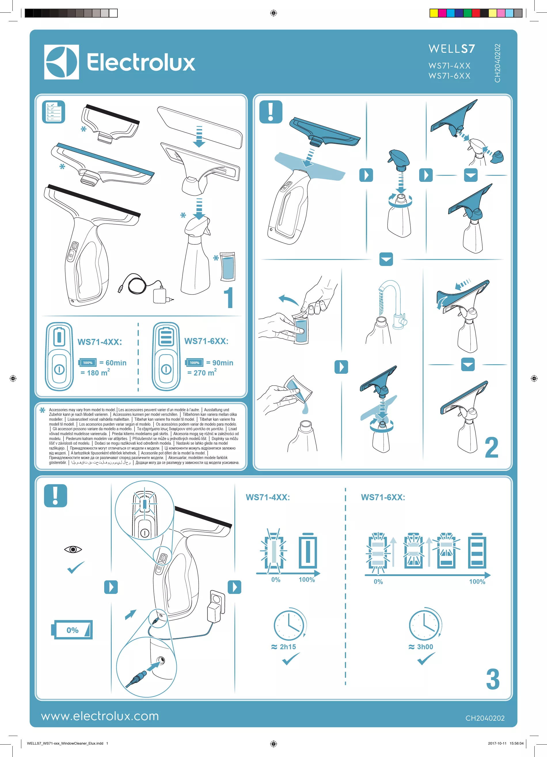 Mode d'emploi ELECTROLUX WS71-4CR